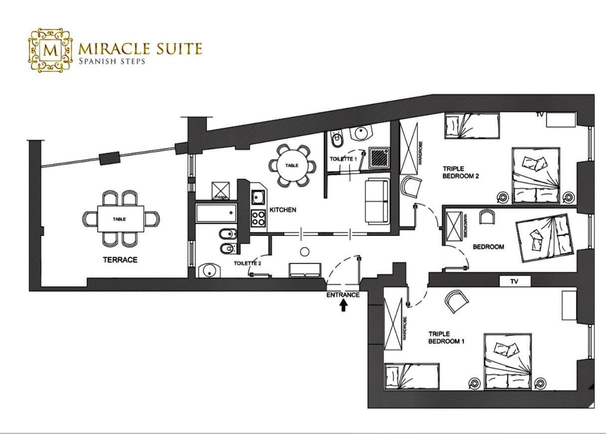 Spanish Steps Miracle Suite Roma Exterior foto